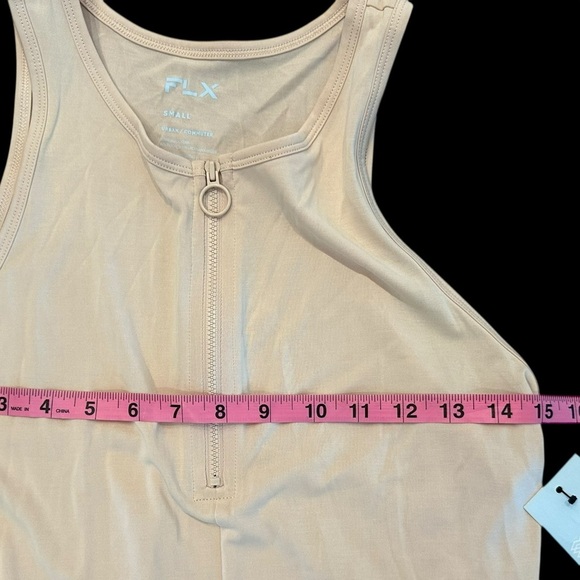 FLX  Midi Dress Urban Outdoor Size Small NWT Beige - Picture 4 of 9